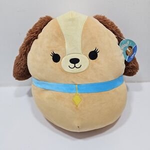 Squishmallow Disney Lady 14" Dog Brown Plush Ultra Soft Stuffed Pillow